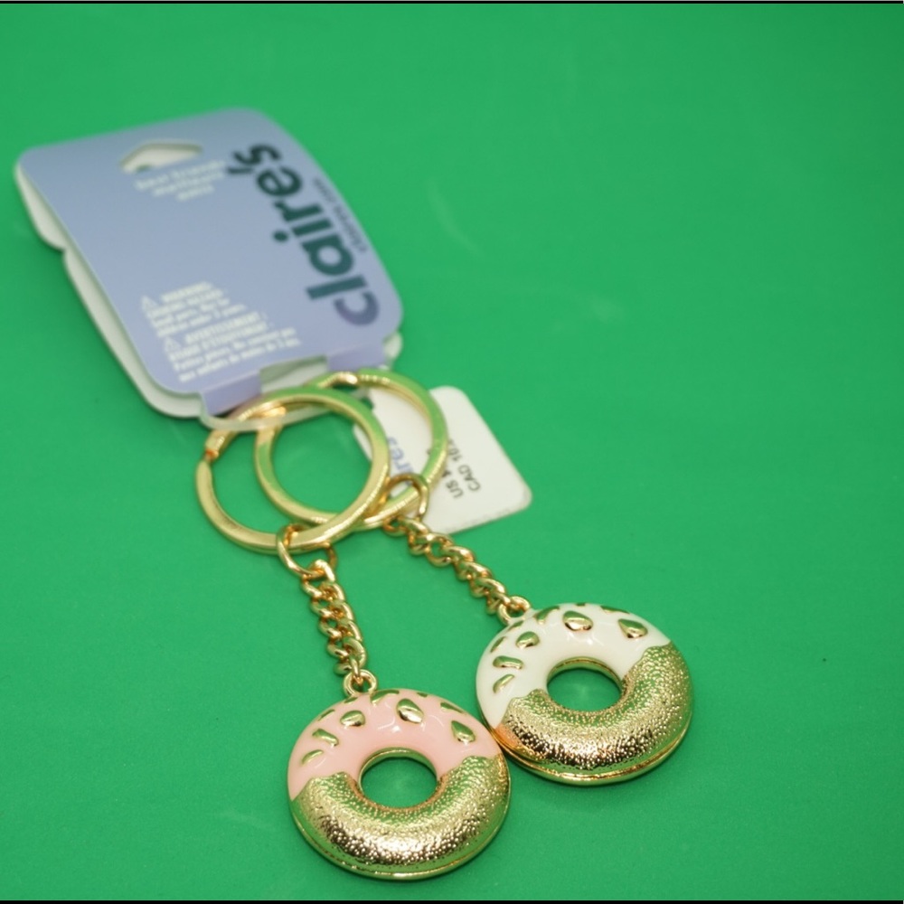 Claire's set of Doughnut Keychains